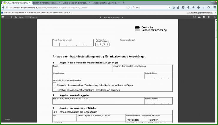 Deutsche Rentenversicherung Vollmacht Vorlage