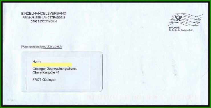 Din A4 Brief Beschriften Vorlage