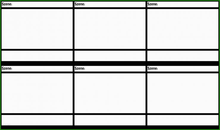 Drehbuch Storyboard Vorlage