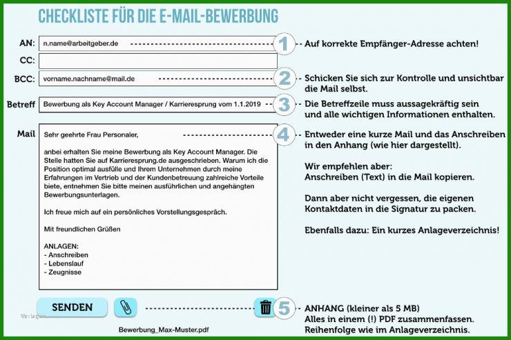 E Mail Bewerbung Praktikum Muster