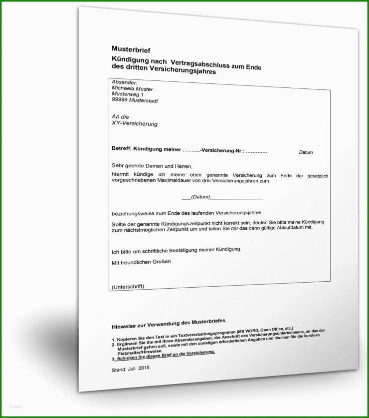 Eidesstattliche Versicherung Muster Verlust Kfz-brief