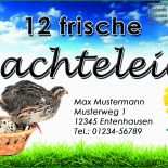 Eierschachtel Etiketten Vorlagen