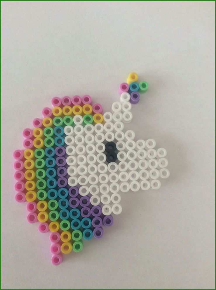 Einhorn Bügelperlen Vorlage