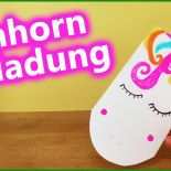 Einhorn Karte Basteln Vorlage