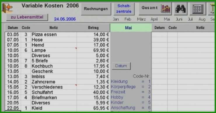 Einnahmen Ausgaben Rechnung Excel Vorlage Verein