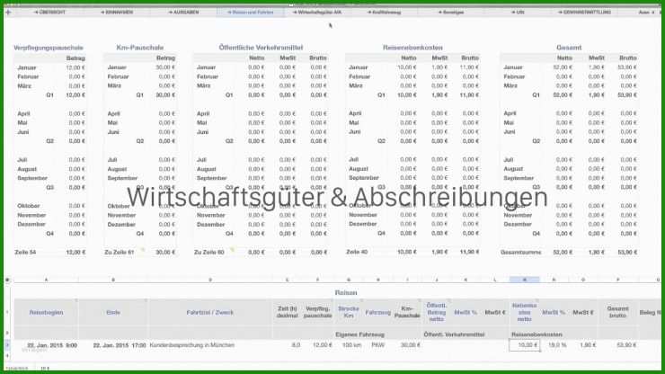 Einnahmen überschuss Rechnung Word Vorlage