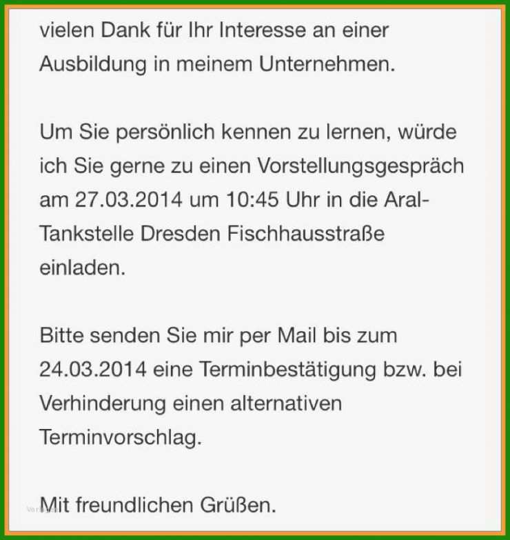 Email Brief Muster 2 Email Brief Muster