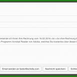 Email Muster Rechnung