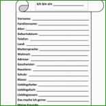 Englischer Steckbrief Vorlage