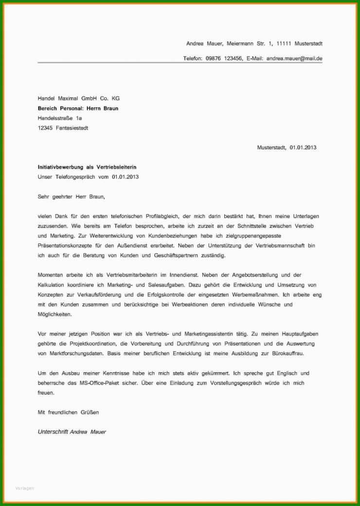 Englisches Angebot Muster
