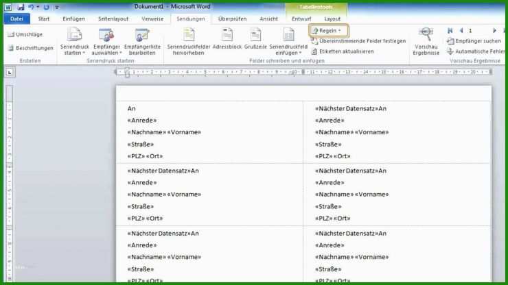 Etiketten 70x37 Word Vorlage