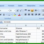 Etiketten Drucken Excel Vorlage