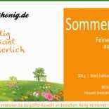 Etiketten Honiggläser Vorlagen