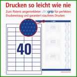 Etiketten Vorlage 48 5x25 4