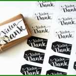 Etiketten Vorlage Danke