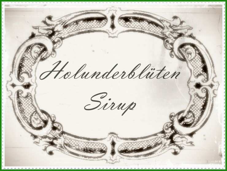 Etiketten Vorlagen Sirup