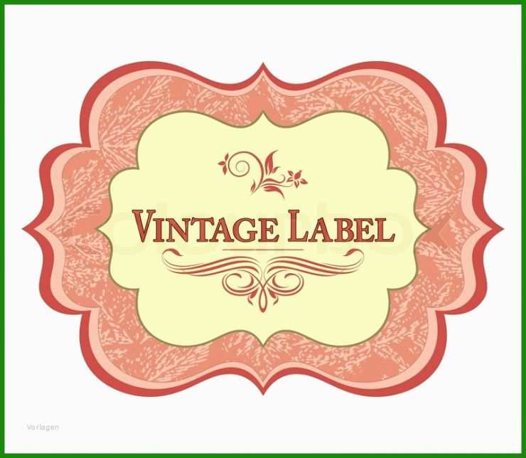 Etiketten Vorlagen Vintage Kostenlos