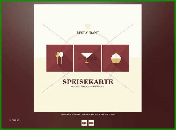 Excel Vorlage Speisekarte
