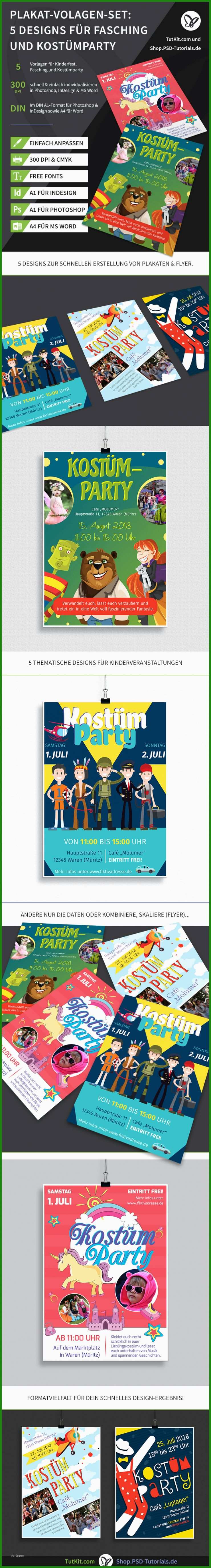 Fasching Flyer Vorlagen Kostenlos
