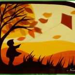 Fensterbilder Herbst Basteln Vorlagen