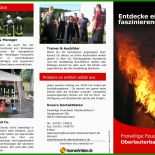 Feuerwehr Flyer Vorlage