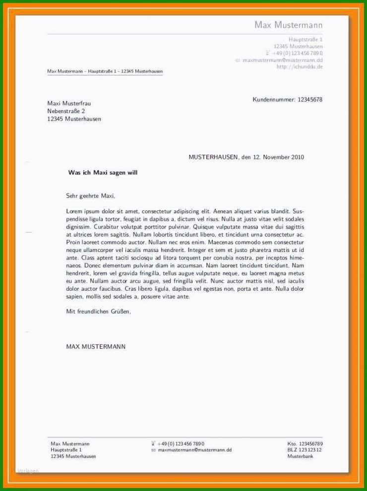 Finanzamt Brief Vorlage