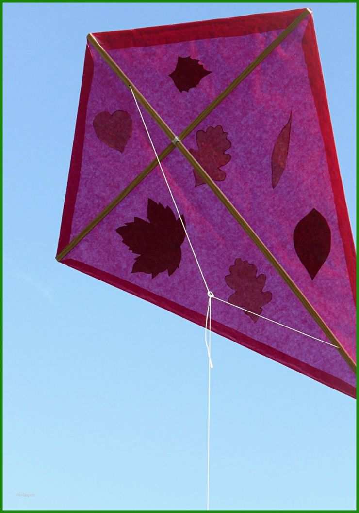 Flugdrachen Basteln Vorlage