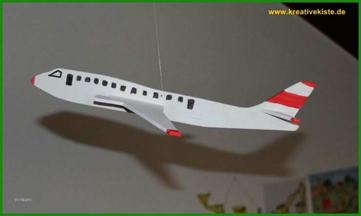 Flugzeug Basteln Vorlage