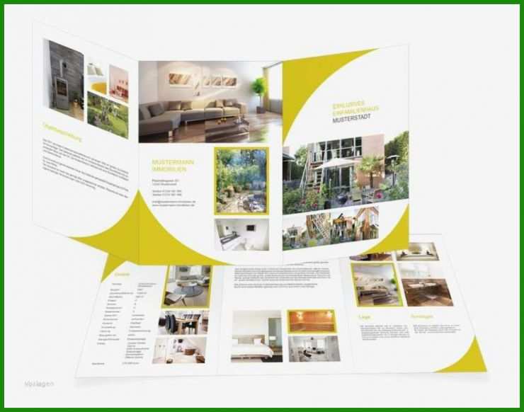 Flyer 4 Seitig Vorlage