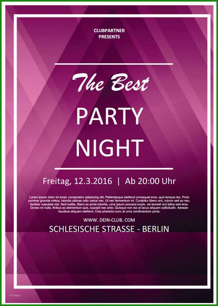 Flyer Erstellen Vorlage Word