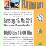 Flyer Flohmarkt Vorlage