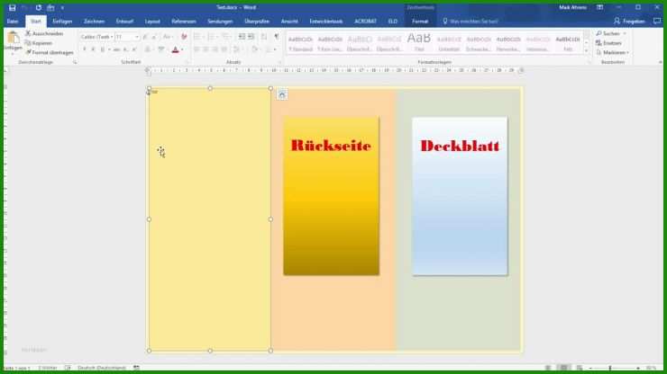 Flyer In Word Erstellen Vorlage
