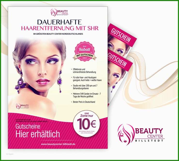 Flyer Kosmetik Vorlagen
