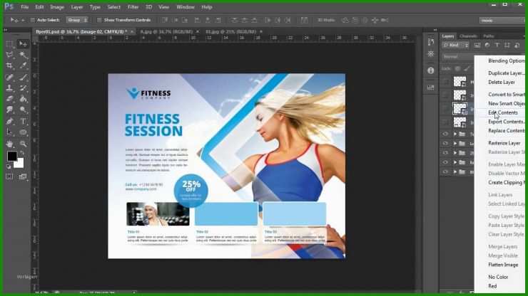 Flyer Vorlage Photoshop