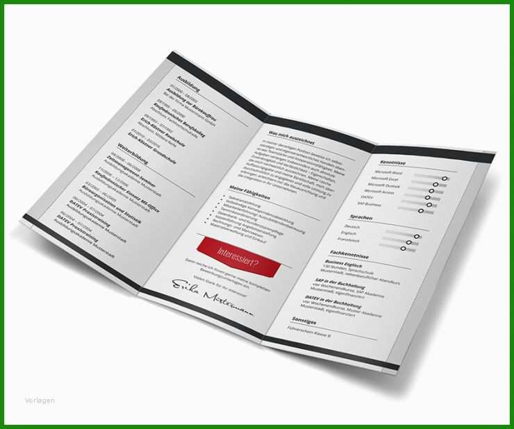 Flyer Vorlagen Maße