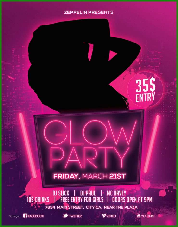 Flyer Vorlagen Party