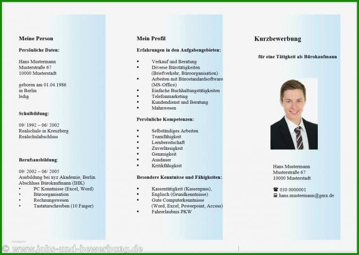 Flyer Wickelfalz 6-seitig Vorlage Word