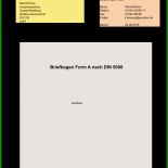 Format Brief Vorlage 7 Format Brief Vorlage