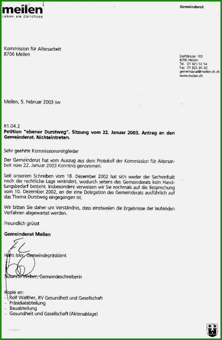 Formeller Brief Muster