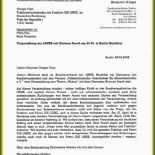 Förmlicher Brief Vorlage