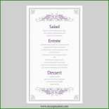 Französische Speisekarte Vorlage