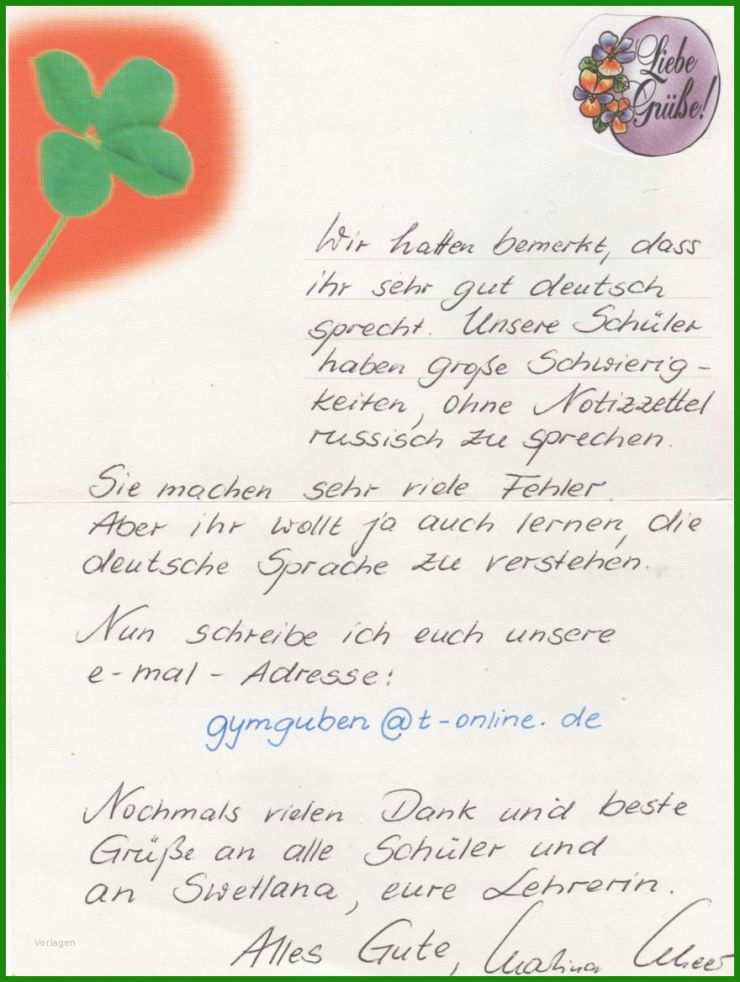 Französischer Brief Vorlage An Einen Freund