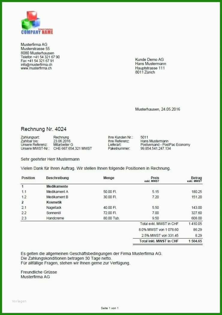 Freie Mitarbeit Rechnung Vorlage