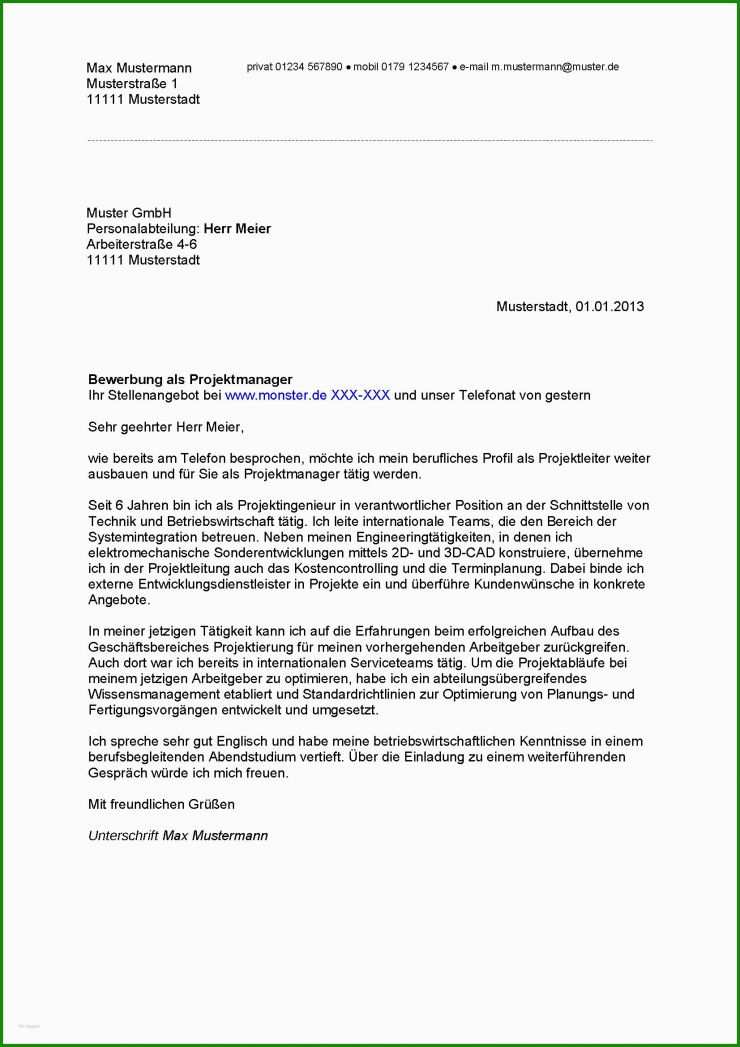 Freiwilliges Praktikum Muster
