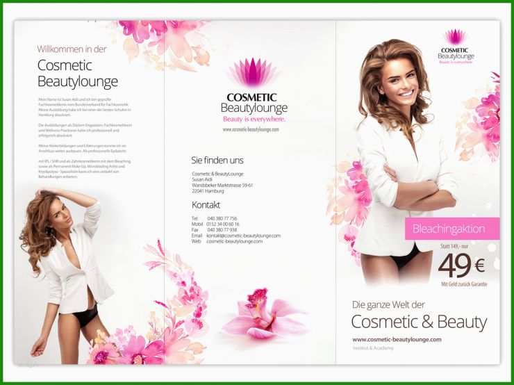 Friseur Flyer Muster