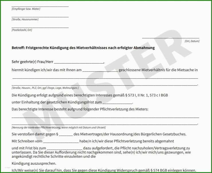 Fristlos Mietvertrag Kündigen Mieter