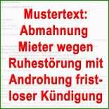 Fristlose Kündigung Mietvertrag Muster Störung Des Hausfriedens