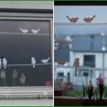 Frühlingsdeko Basteln Fenster Vorlagen