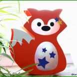 Fuchs Basteln Papier Vorlage