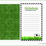 Fussball Einladung Basteln Vorlage